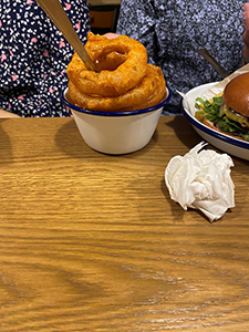 Crispy Onion Rings from Honest Burger Windsor